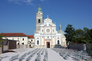 Wallfahrtskirche in Brezje bei Radovljica (Slowenien 2010)