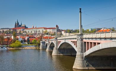 Fototapeta na wymiar Most w Pradze, Republika Czeska