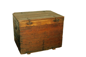 Antique rustic chest