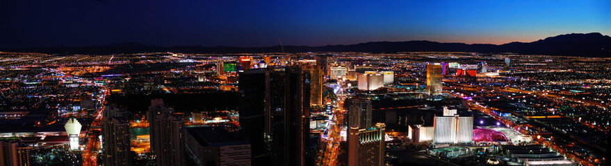 Las Vegas City skyline panorama