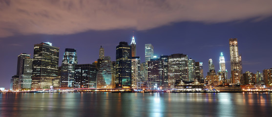 Fototapeta na wymiar New York City Manhattan skyline panorama