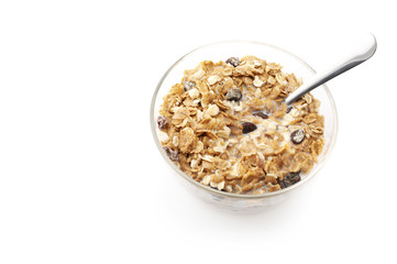 Muesli with milk