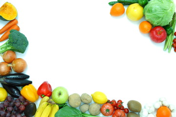 Fruits and Vegetables Frame