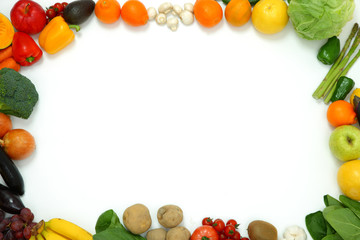 Fruits and Vegetables Frame