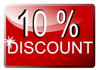 Discount Tag showing 10 %