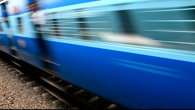 a passing train-Indian Railway