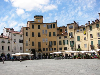 Naklejka na ściany i meble Piazza Lucca amfiteatr