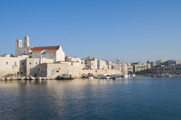 Fototapeta premium Katedra nad morzem. Giovinazzo. Apulia.