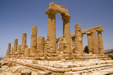 The ruins of Temple of Hera (Juno) Lacinia