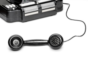 Ancient phone, off the hook