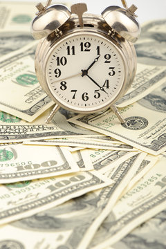 Time - money. Business concept.