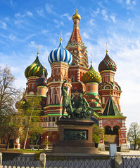 Fototapeta na wymiar St. Basil's (Pokrovskiy) cathedral, Moscow