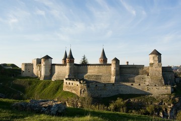 Fototapeta na wymiar Old castle of Kamenec-Podolskiy