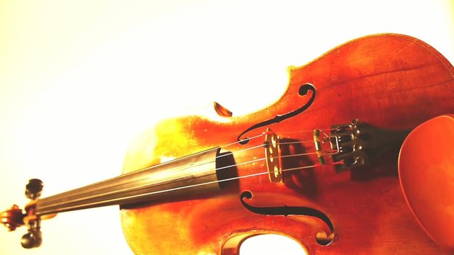 Violin Turning Horizontally