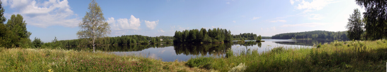 Fototapeta premium Coast of lake