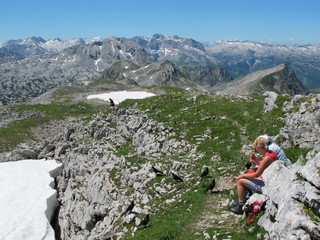 brotzeit auf  2276 meter