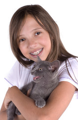 sourire d'adolescente