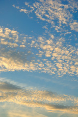 Obraz premium wolken im sonnenuntergang