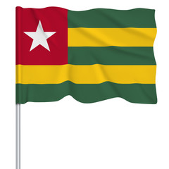 Flaggenserie-Westafrika_Togo