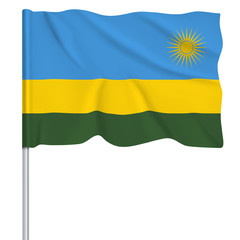 Flaggenserie-Ostafrika_Ruanda
