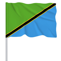 Flaggenserie-Ostafrika_Tansania