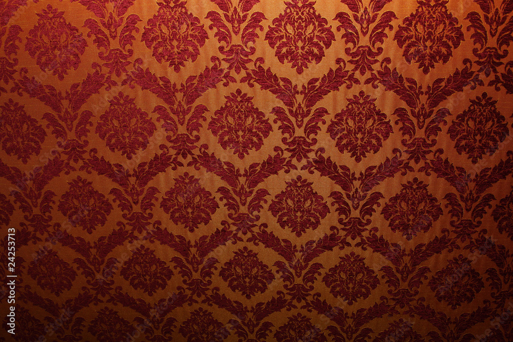 Wall mural ancient fabric with patterns