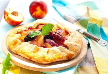 fruit galette