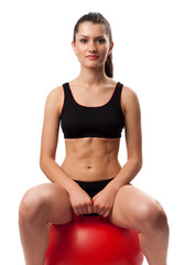 Obraz premium Woman doing workout