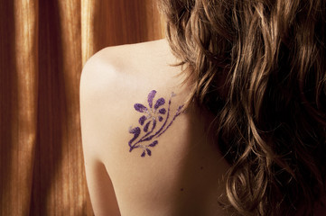 glitter tattoo © Irina Magrelo