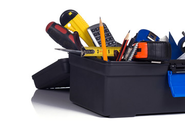box full of tools