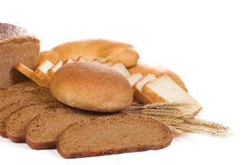 set of bakery products