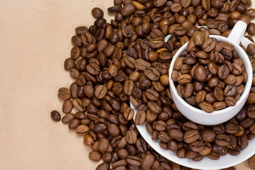 cup of coffee beans
