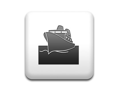 Boton cuadrado blanco barco