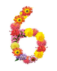 flower letter