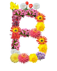 flower letter