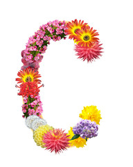 flower letter