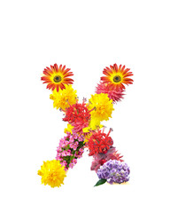 flower letter