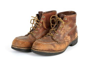 Old Steel Toed Shoes