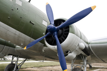 Vintage Turboprop Airplane