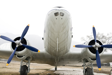 Fototapeta premium Vintage Turboprop Airplane
