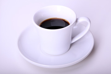 coffee on white
