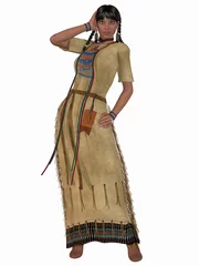 Raamstickers Indiaanse Indiaan - Cheyenne © Andreas Meyer