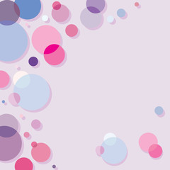 Vector abstract with circles