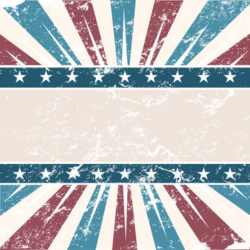 Old Colors American Background in grunge style