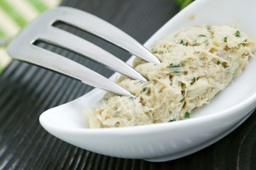 Tartare poisson ciboulette