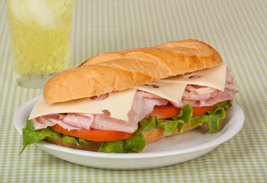 Ham And Cheese Sub