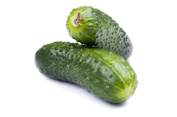cucumber on white