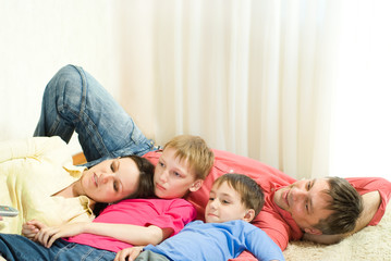 parents with their  children