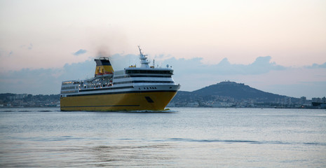 Ferry boat in France