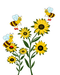 Naklejka premium Bienen